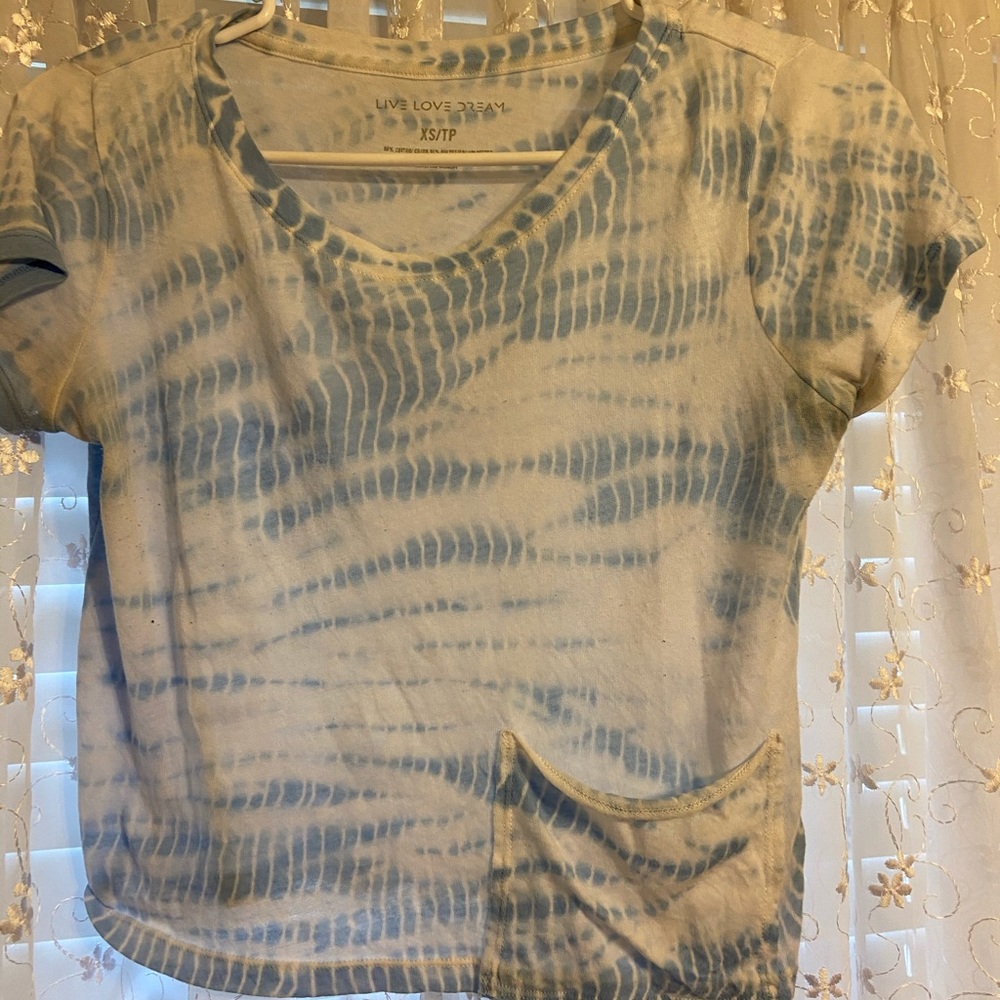 Tie dye t shirt cropped